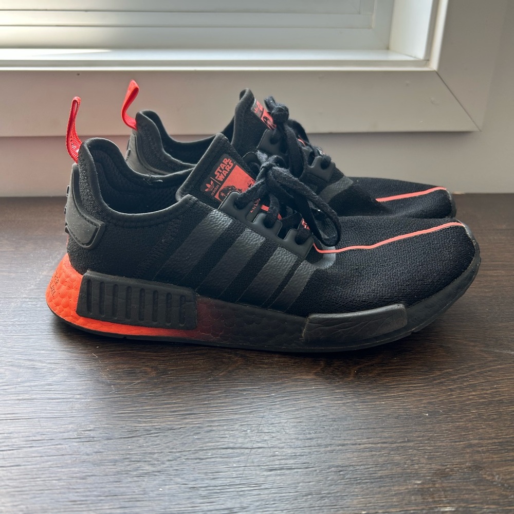 Adidas X star wars collab Darth Vader Black and Orange Sneakers